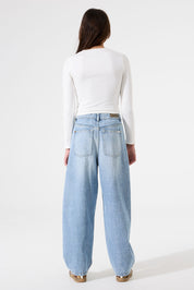 Langarmshirt aus Viskose - 53-off white - Creme