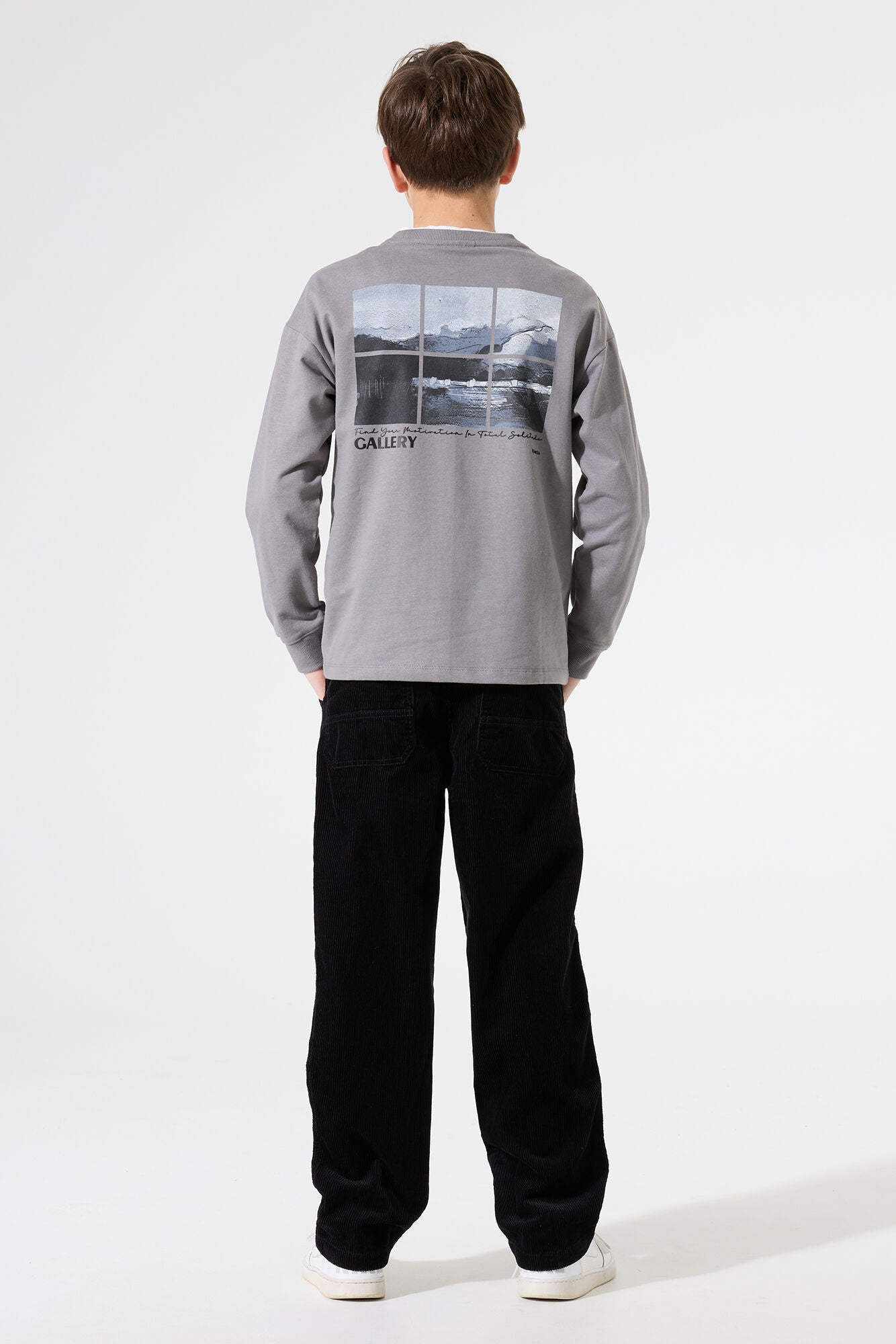 Cordhose aus Baumwolle - 60-black - Schwarz