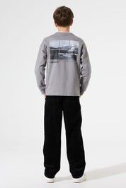 Cordhose aus Baumwolle - 60-black - Schwarz