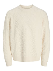 Strickpullover aus Baumwollmix - Sea Salt - Creme