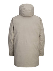 Parka meliert mit Kapuze - Delicioso/Melange - Braun