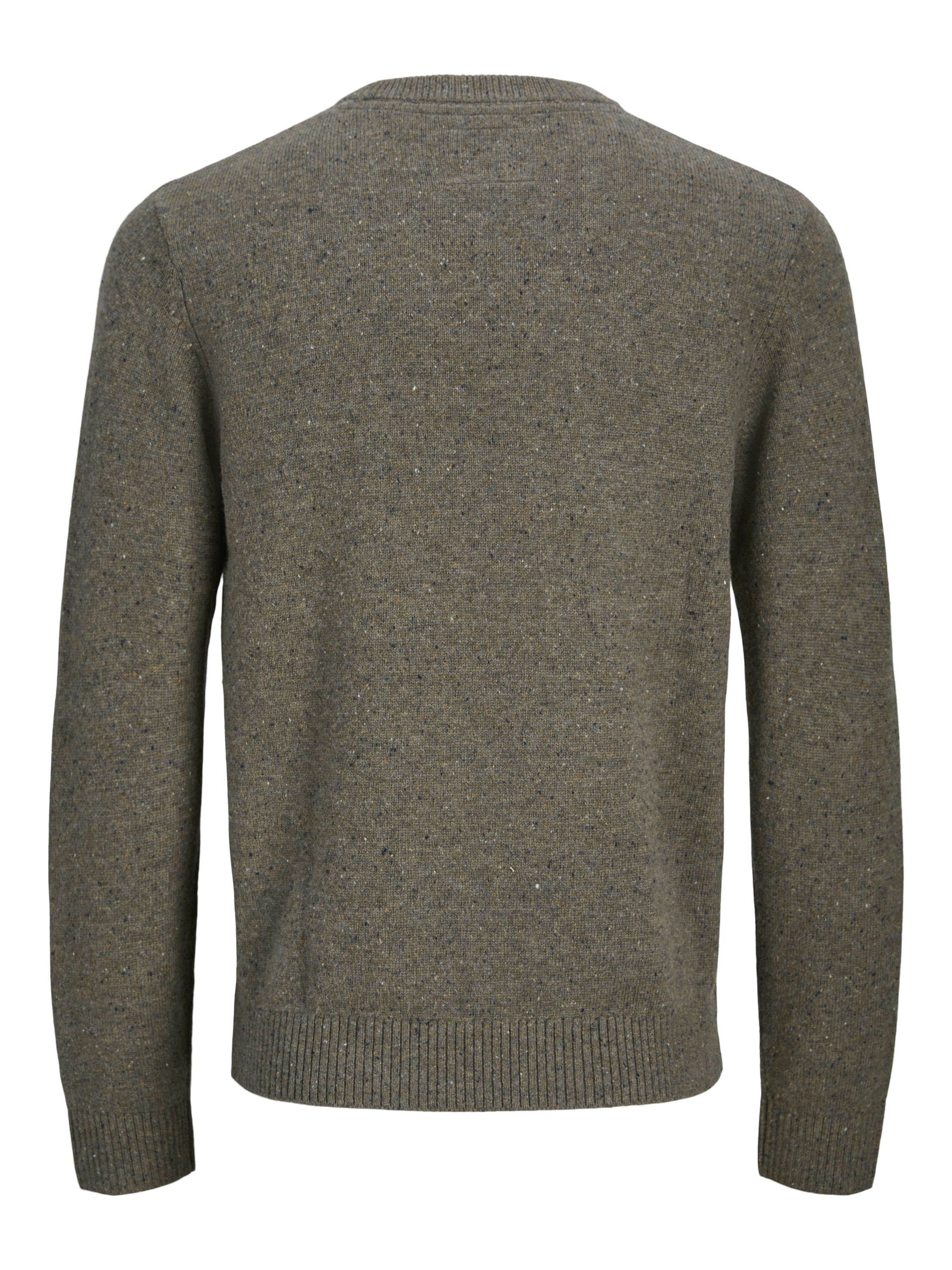 Strickpullover aus Wolle - Stone Gray/MELANGE - Grau