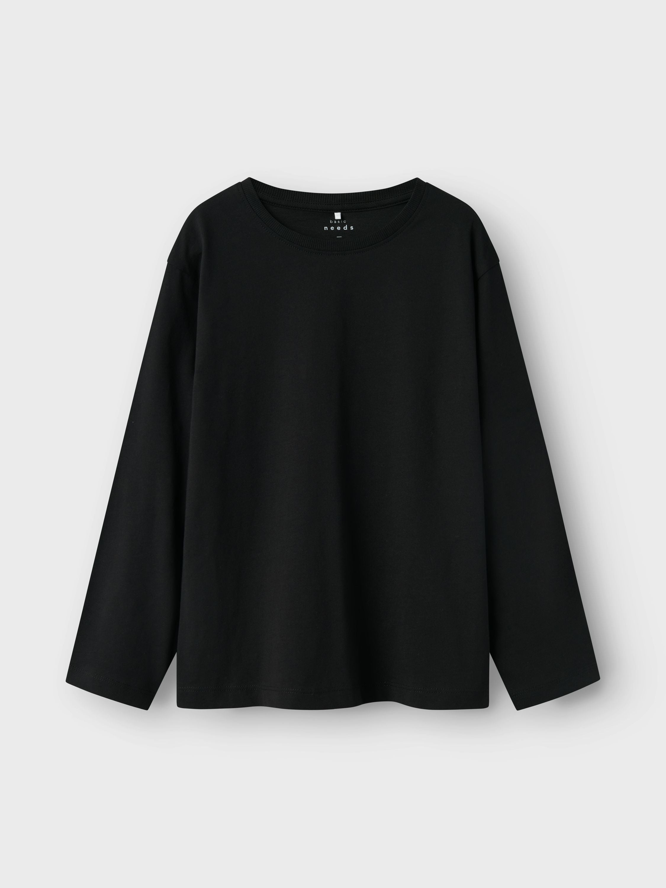 Langarmshirt - Black - Schwarz