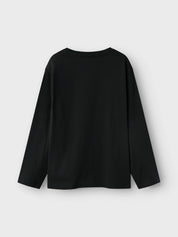 Langarmshirt - Black - Schwarz
