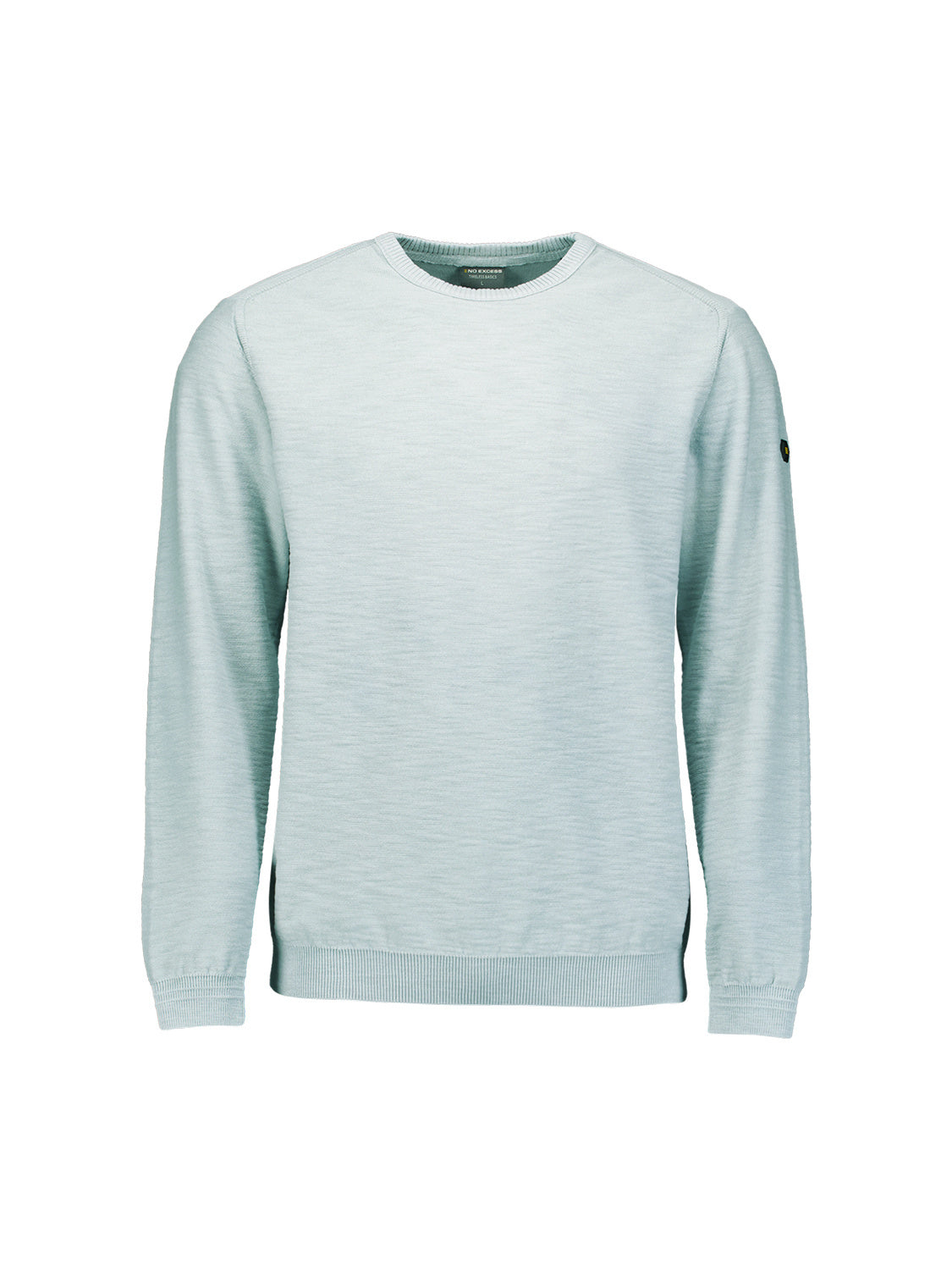 Pullover aus Baumwolle - 138-Dusty Blue - Grün
