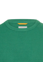 Pullover aus reiner Baumwolle - 38-Fir Green - Grün