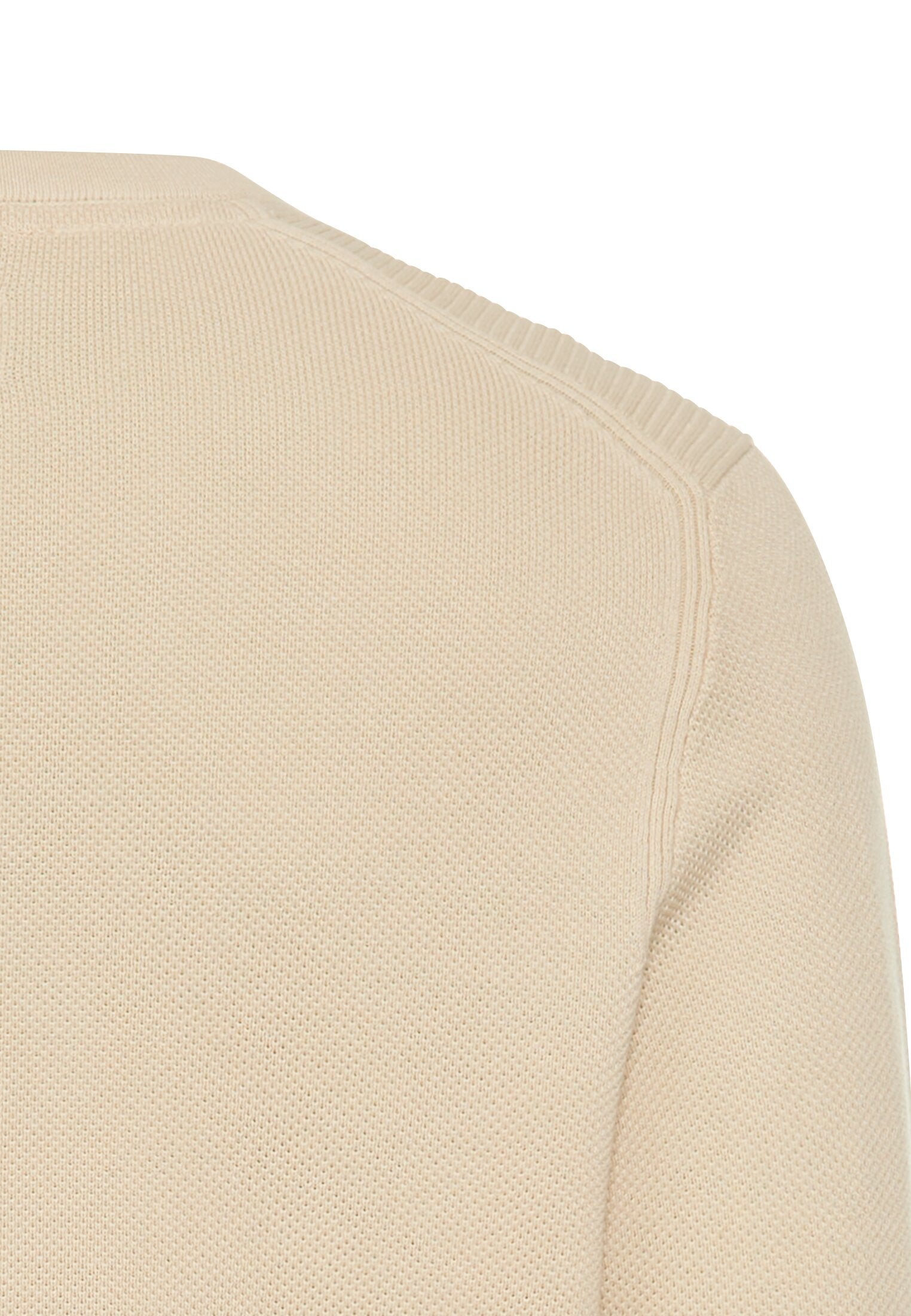Pullover aus reiner Baumwolle - 11-Oatmeal - Beige