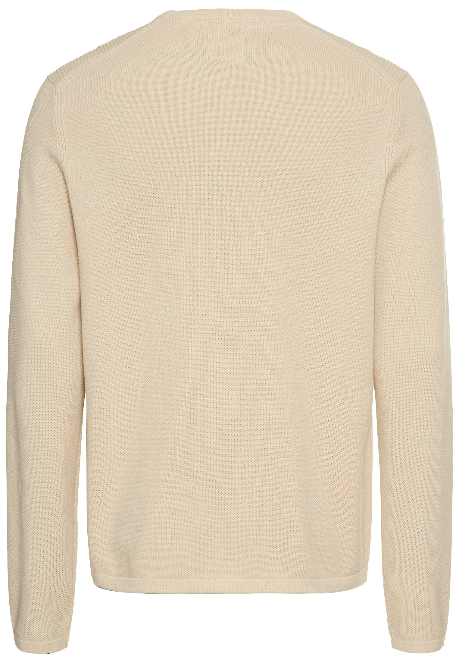 Pullover aus reiner Baumwolle - 11-Oatmeal - Beige