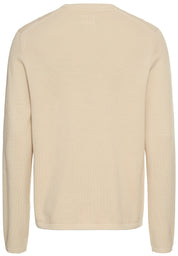 Pullover aus reiner Baumwolle - 11-Oatmeal - Beige