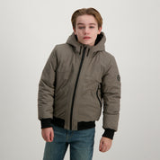 Winterjacke PRANOY jr. - 87-Taupe - Braun