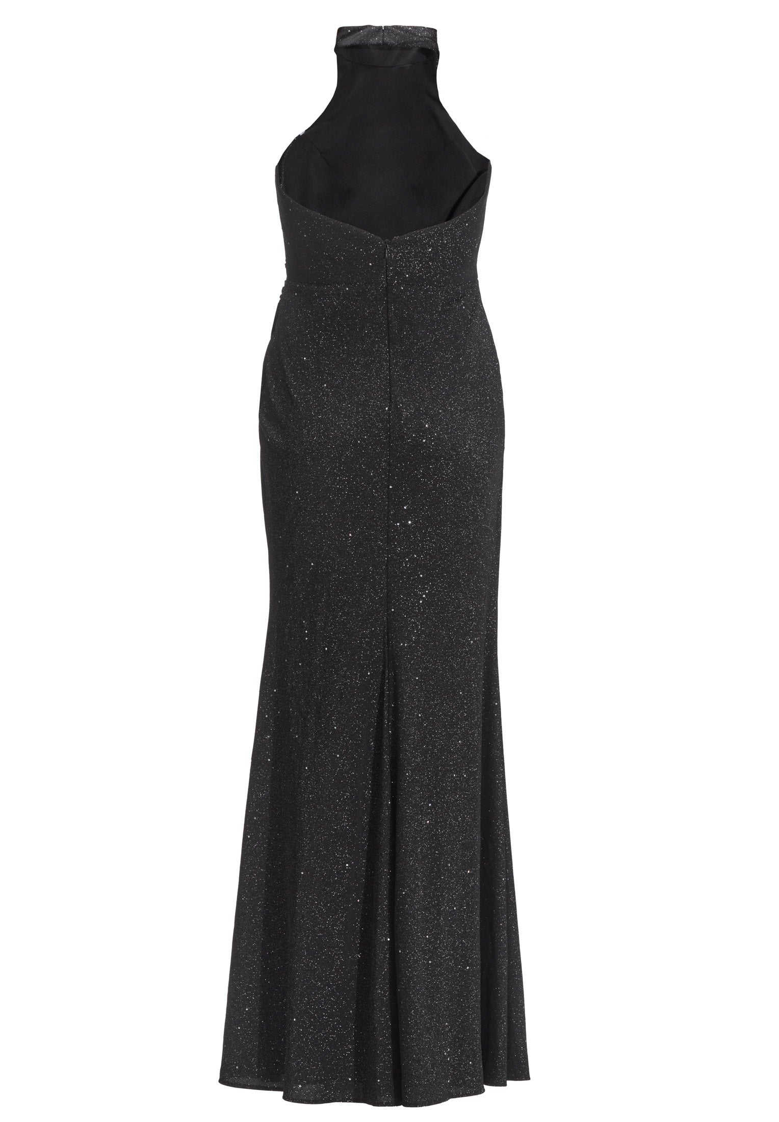 Neckholder-Abendkleid Maxi - 100 - Schwarz