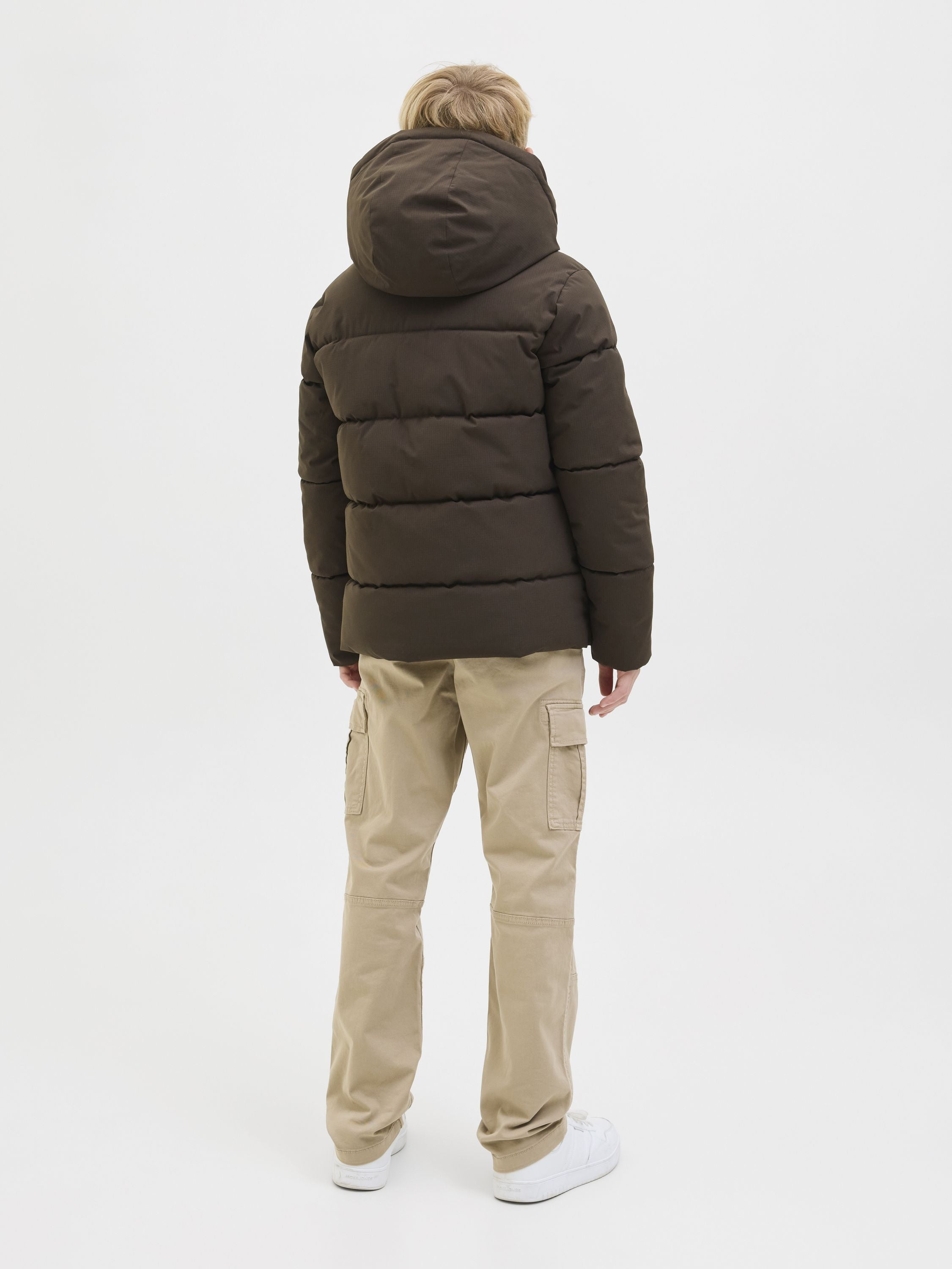 Winterjacke aus recycelten Polyester - Delicioso - Braun