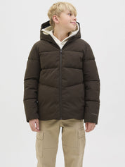 Winterjacke aus recycelten Polyester - Delicioso - Braun
