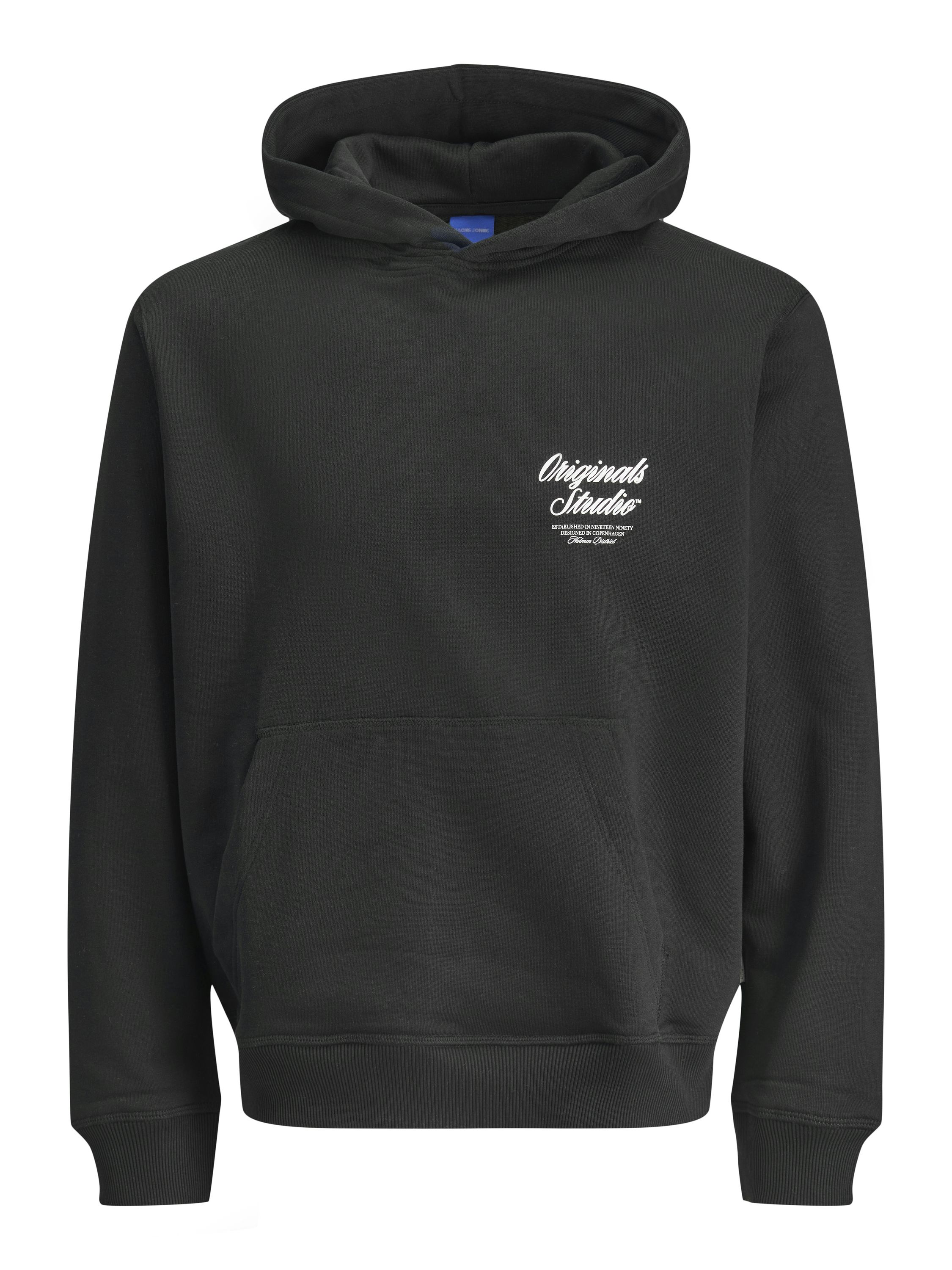 Sweathoodie aus Baumwolle - Black - Schwarz