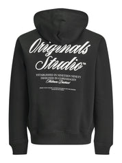 Sweathoodie aus Baumwolle - Black - Schwarz