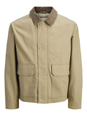 Übergangsjacke mit aufliegendem Kragen - Weathered Teak - Beige