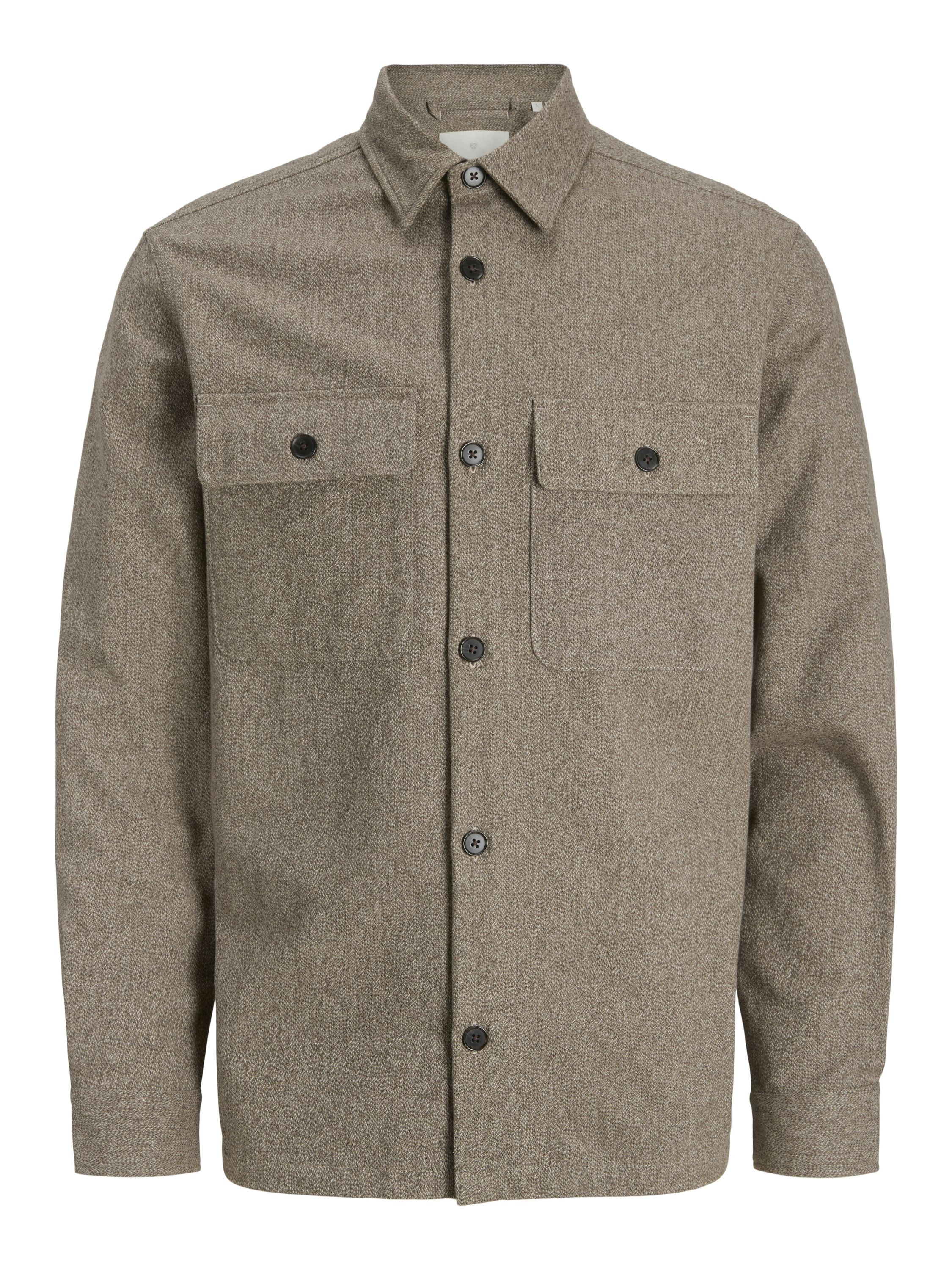Overshirt - Brindle - Grau