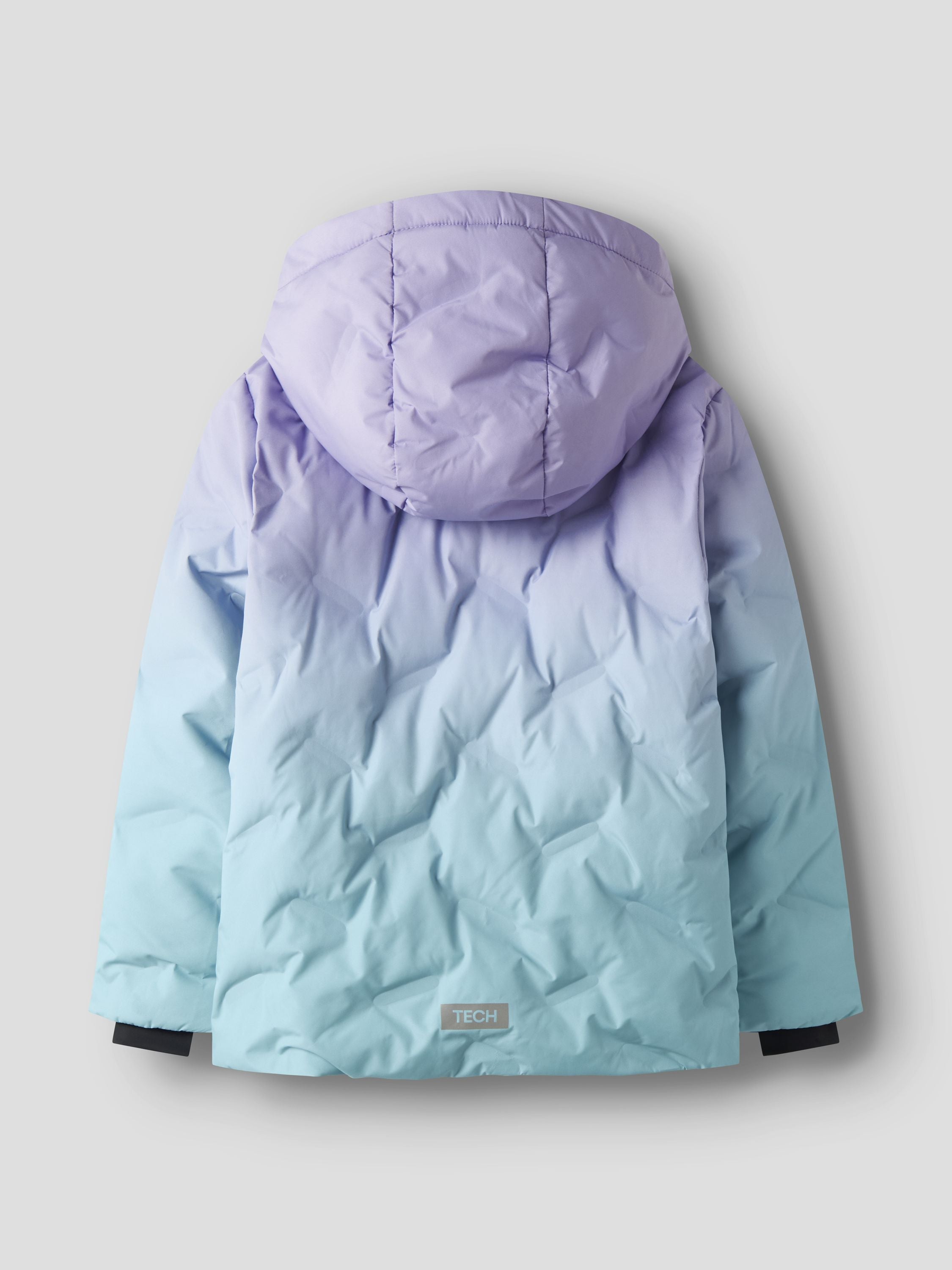 Winterjacke mit Farbverlauf - Sunlit Allium - Blau