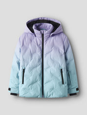 Winterjacke mit Farbverlauf - Sunlit Allium - Blau