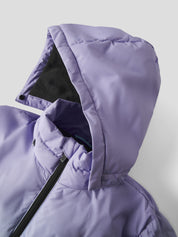 Winterjacke mit Farbverlauf - Sunlit Allium - Blau