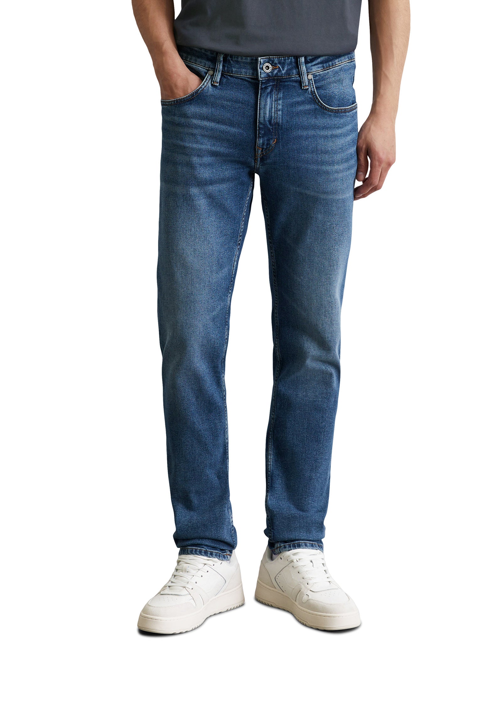 Jeans Shaped Fit - 4845-Retro Blue Wash - Blau
