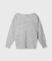 Strickpullover aus Woll-Mix - 4001-light grey melee - Grau