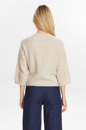 Strickpullover NURIETTE aus Wollmix - 0547 - Beige