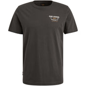 T-Shirt aus Baumwolle - 9140-Obsidian - Grau