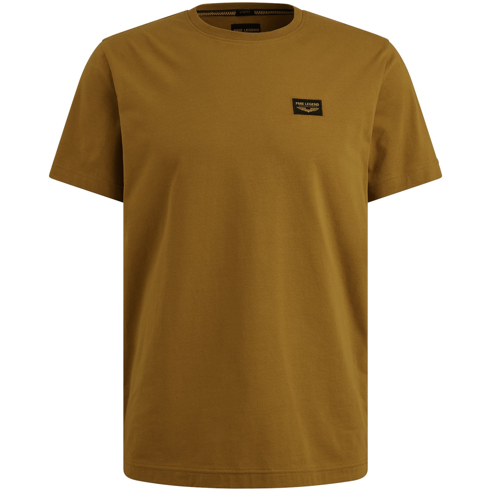 T-Shirt aus Baumwolle - 8187-Golden Brown - Braun