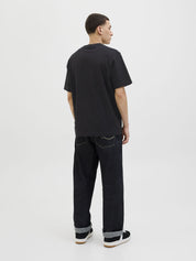 T-Shirt aus Baumwolle - Black - Schwarz