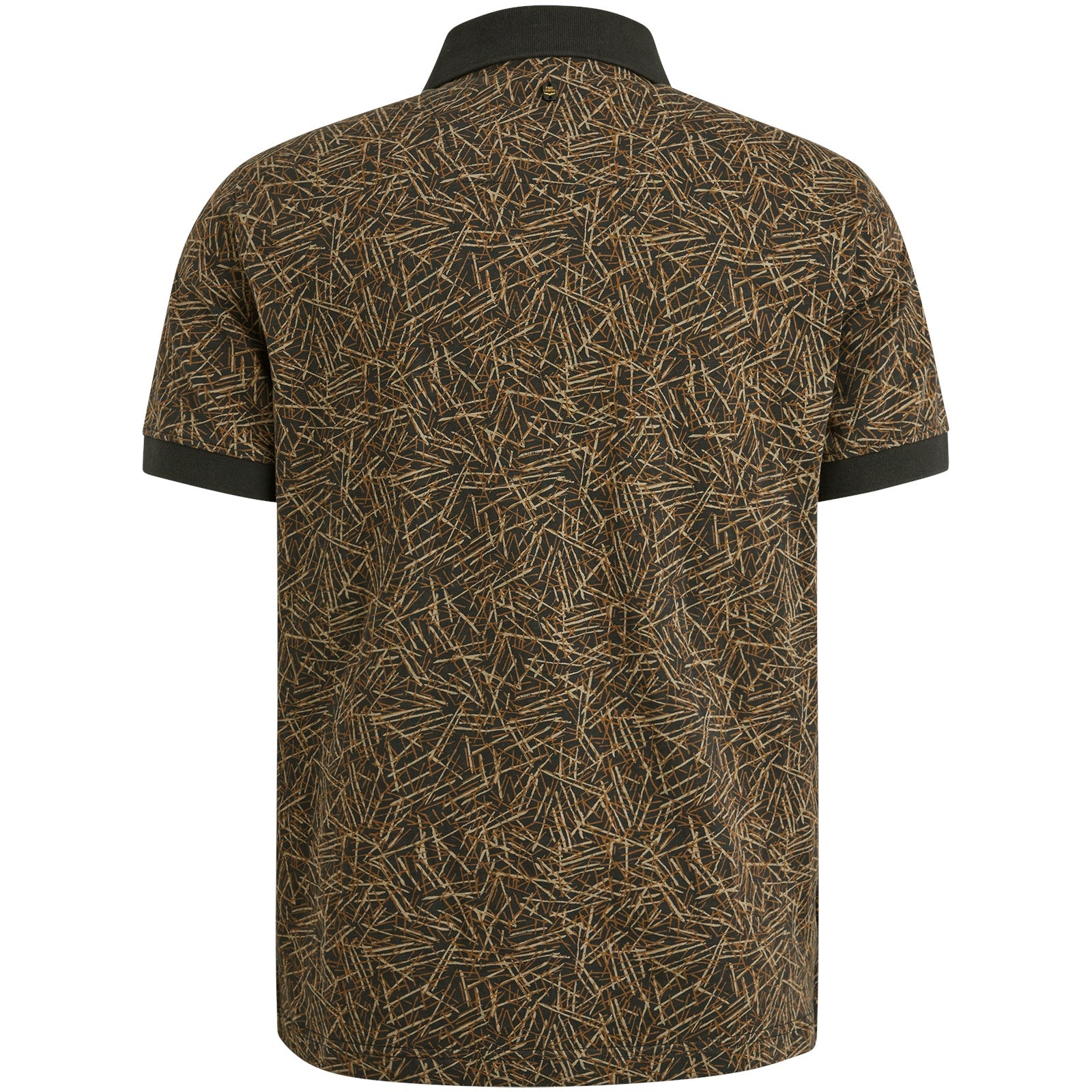 Poloshirt aus Baumwolle - 9140-Obsidian - Braun