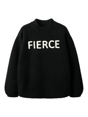 Strickpullover FODESSA - Black - Schwarz