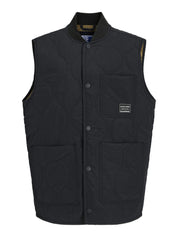 Steppweste - Black - Schwarz