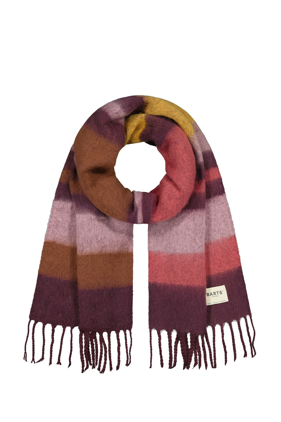 Schal 200x30 cm - aubergine - Violett