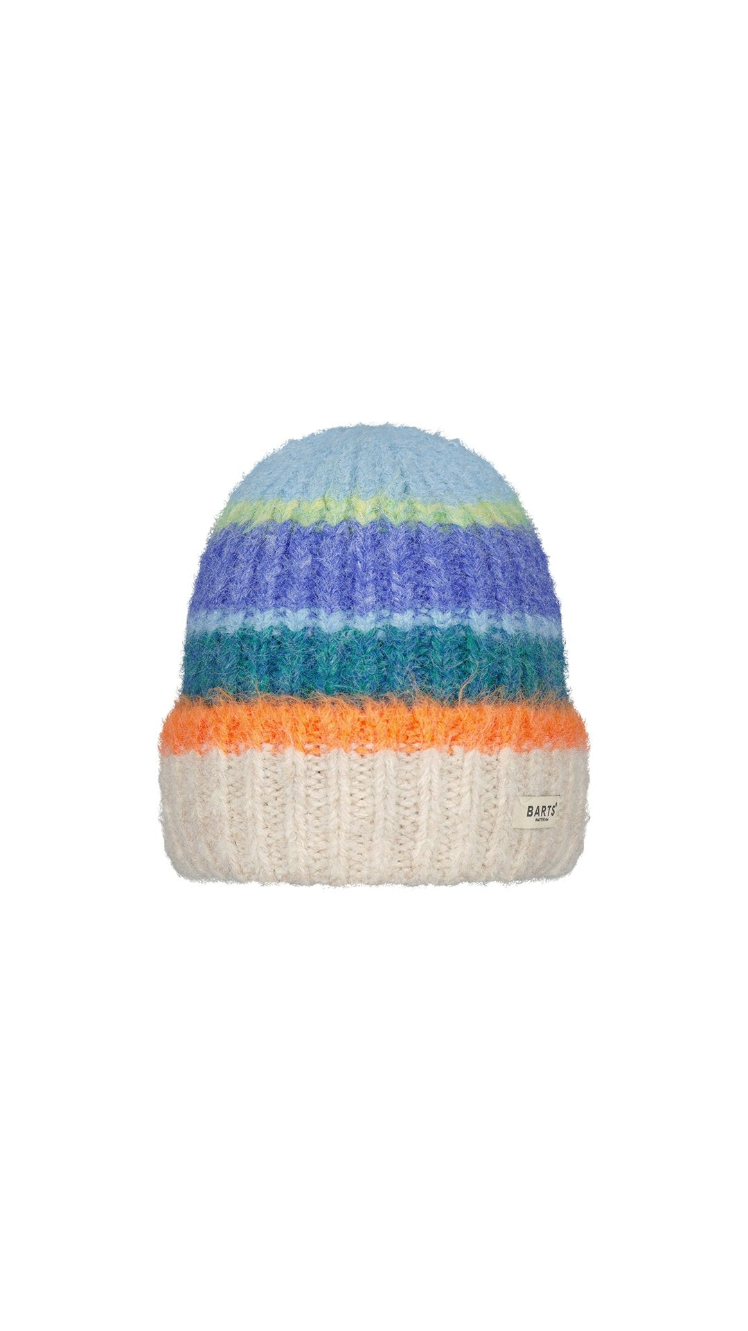 Strickmütze HAPUTALE - cream - Blau