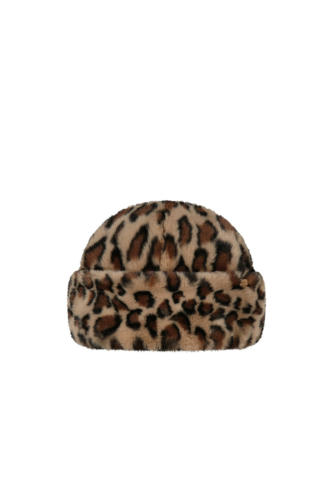 Mütze aus Kunstpelz - print brown - Beige