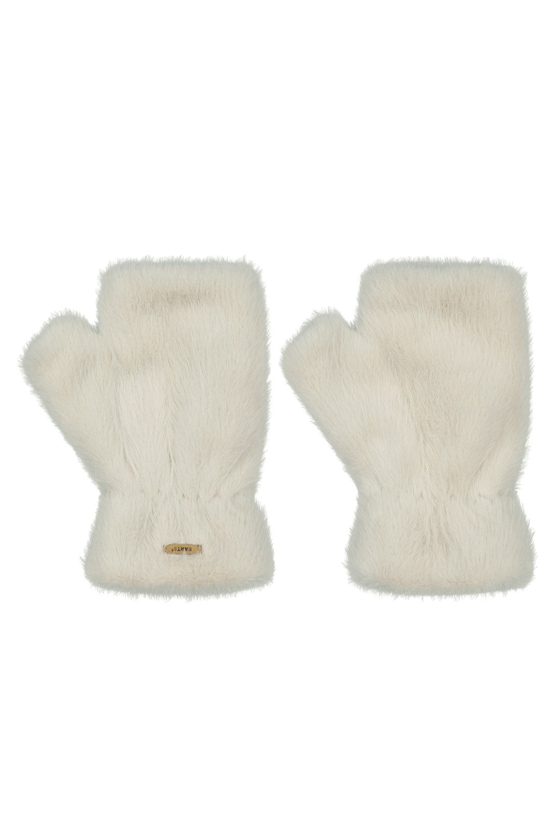 Fingerlose Handschuhe BRITAMU aus Kunstpelz - cream - Creme