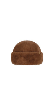 Mütze aus Kunstpelz - brown - Braun