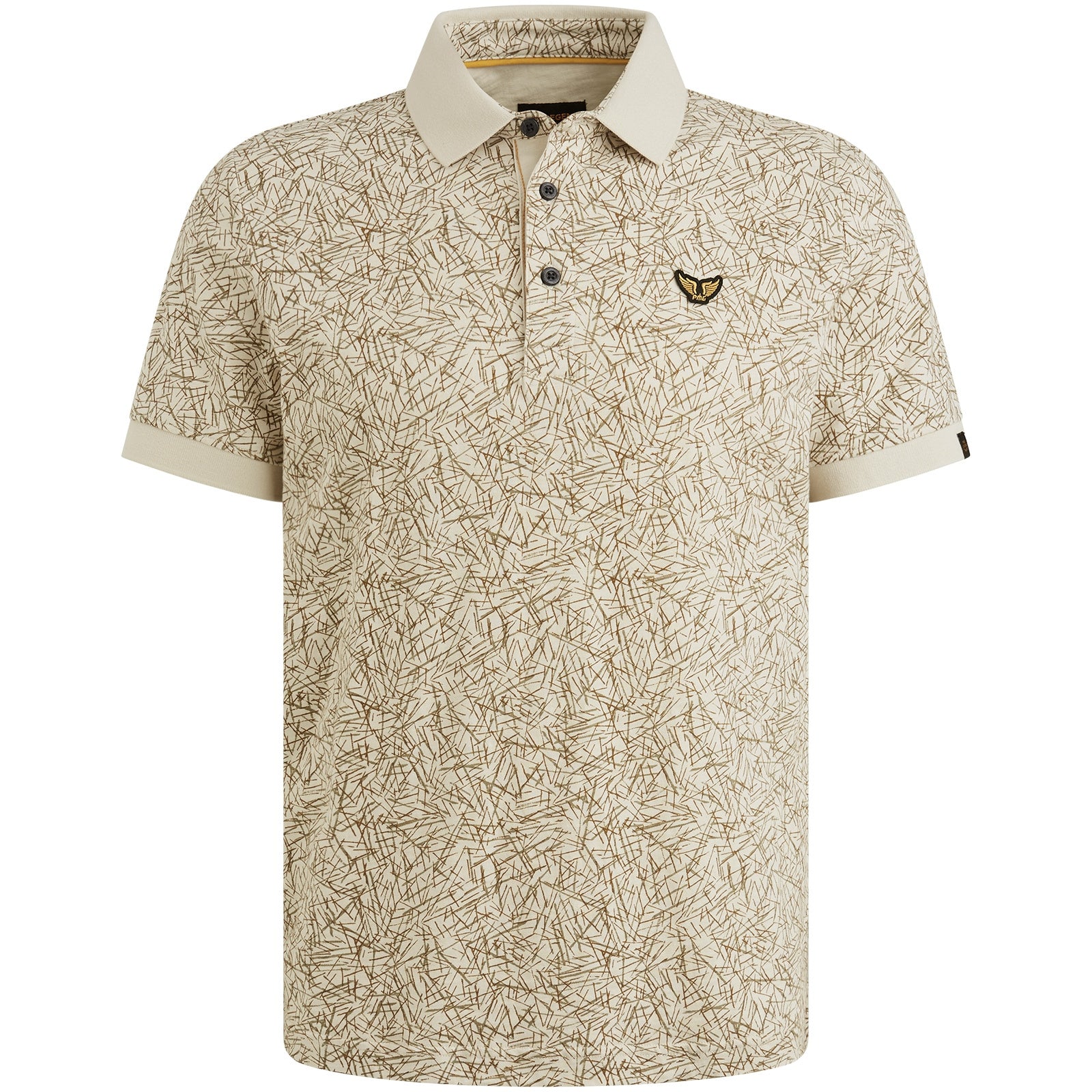 Poloshirt aus Baumwolle - 7011-Birch - Beige