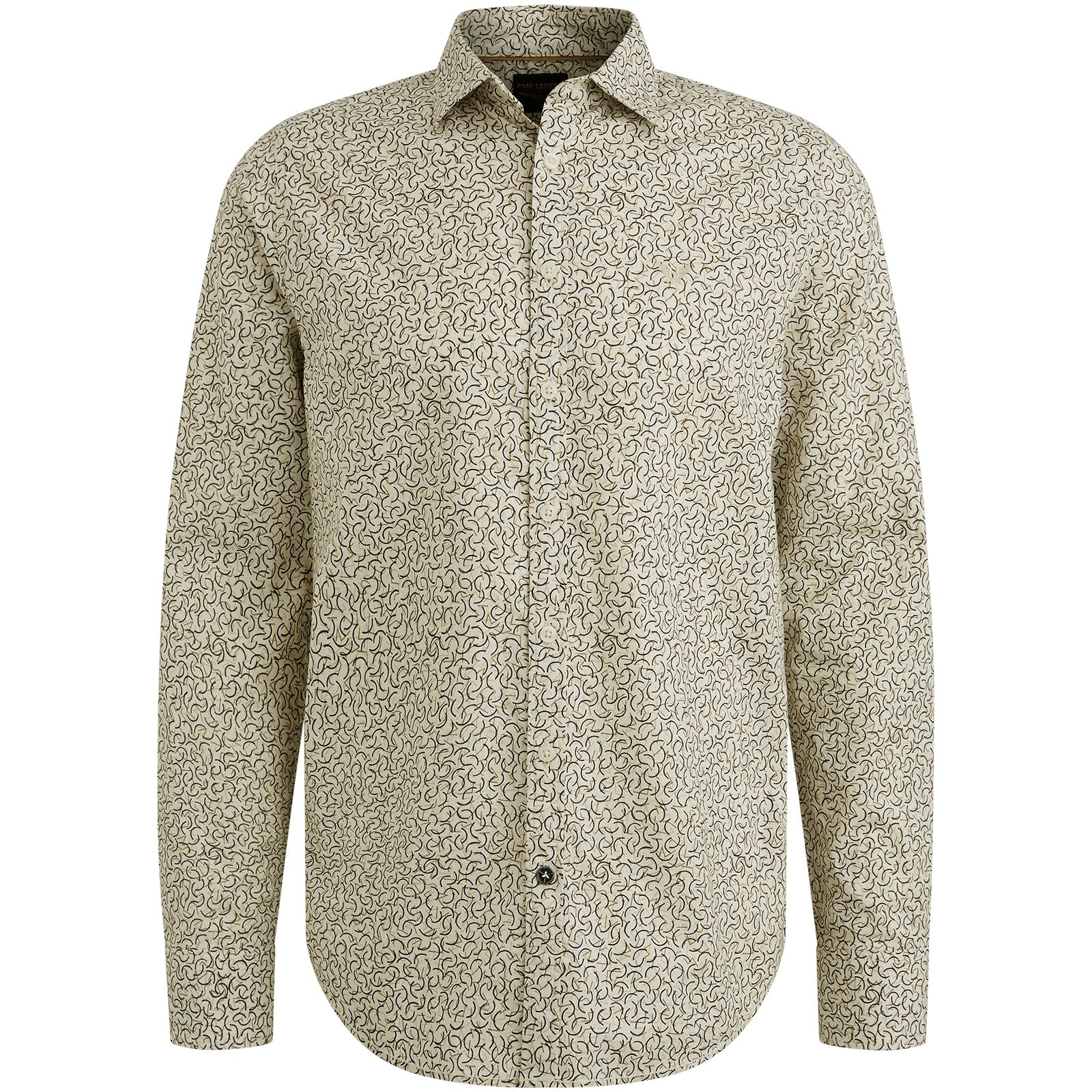 Freizeithemd gemustert Regular Fit - 7011-Birch - Beige