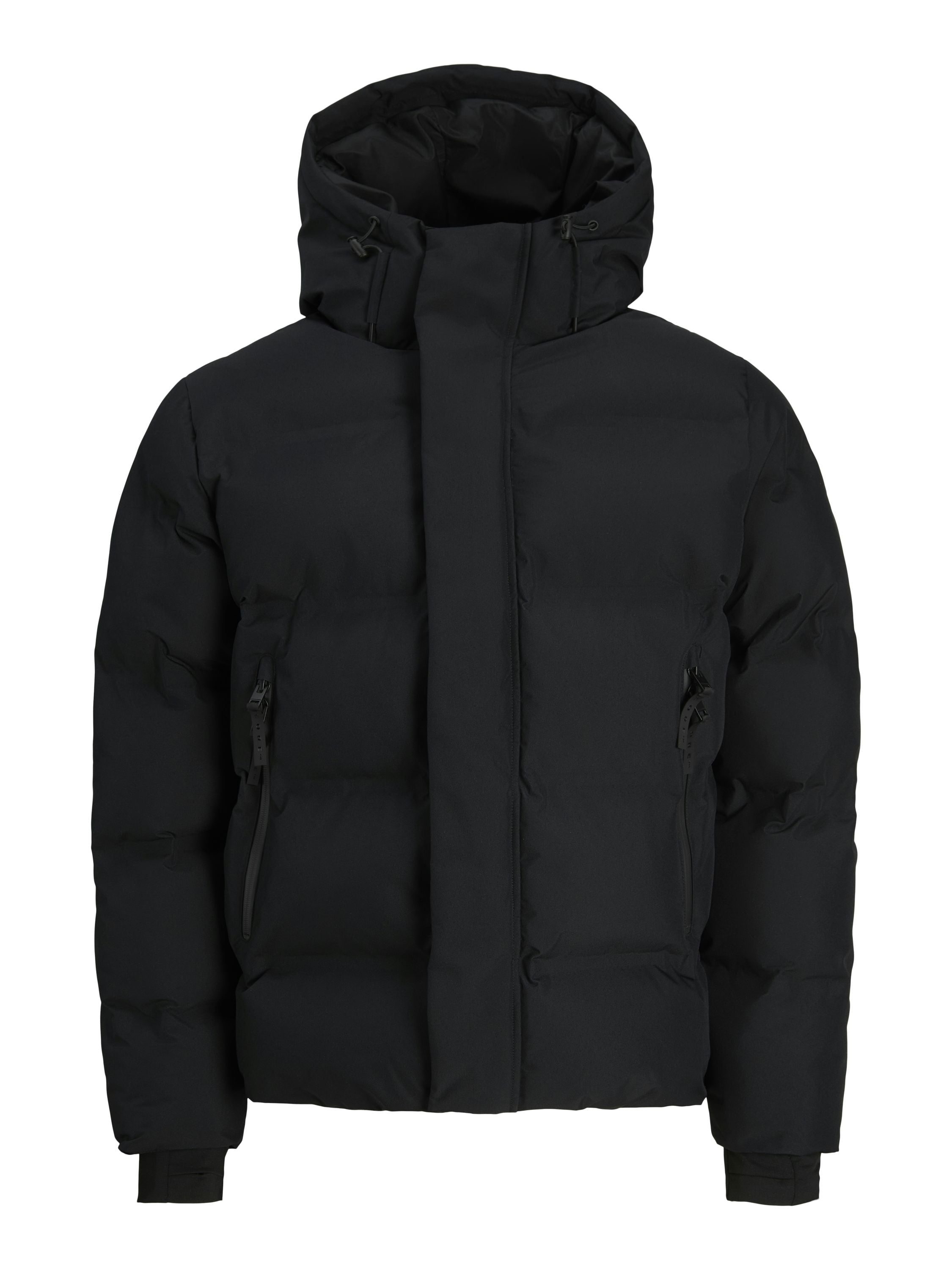 Steppjacke mit Kapuze - Black - Schwarz