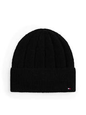 Strickmütze mit Umschlag - BDS-BLACK - Schwarz
