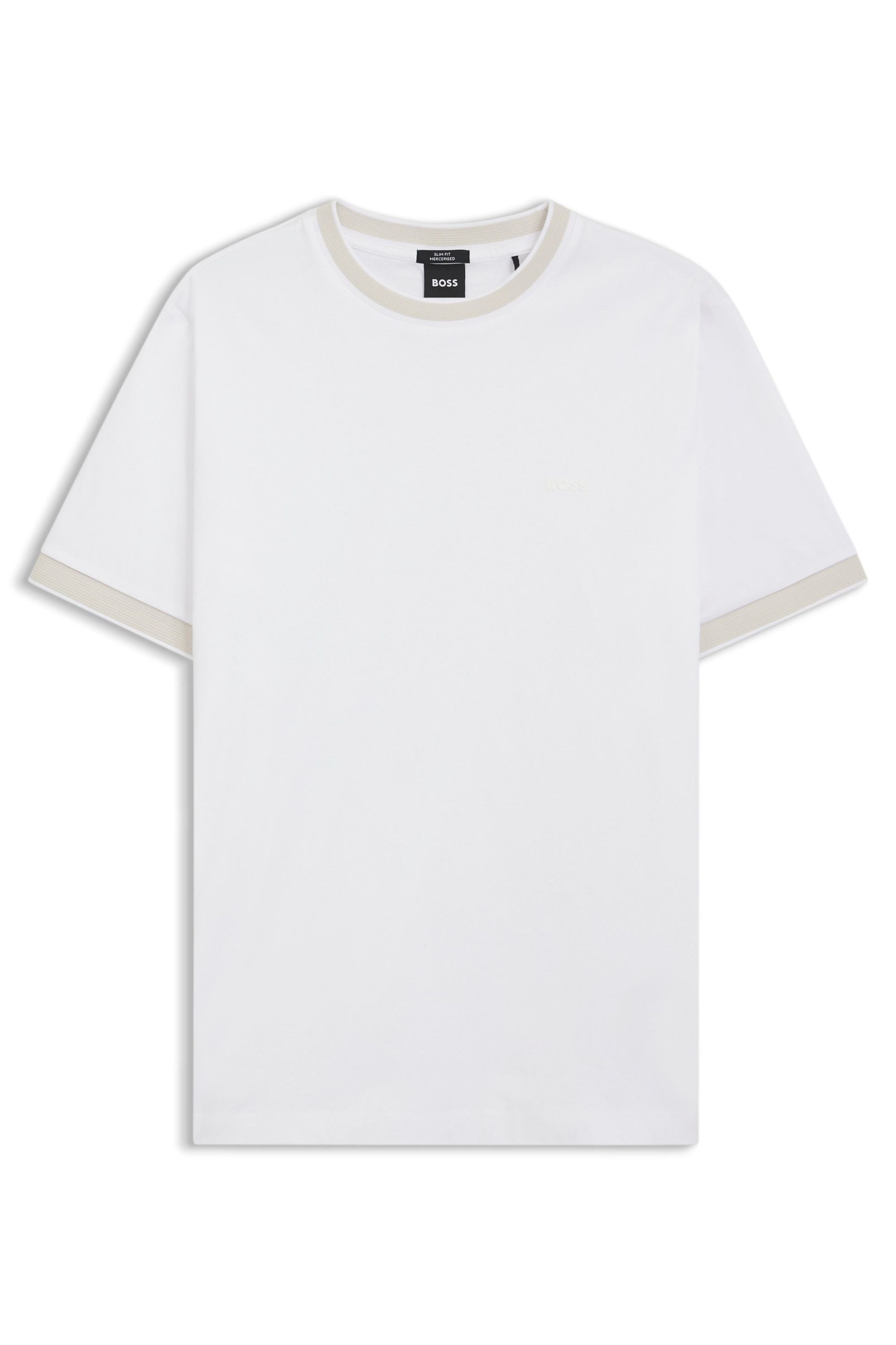 T-Shirt aus Baumwolle - 100-White - Weiß