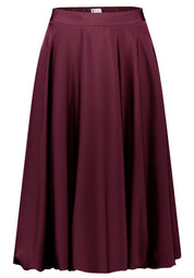 Ballonrock Midi - 4715-Deep Dahlia - Rot