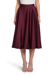 Ballonrock Midi - 4715-Deep Dahlia - Rot