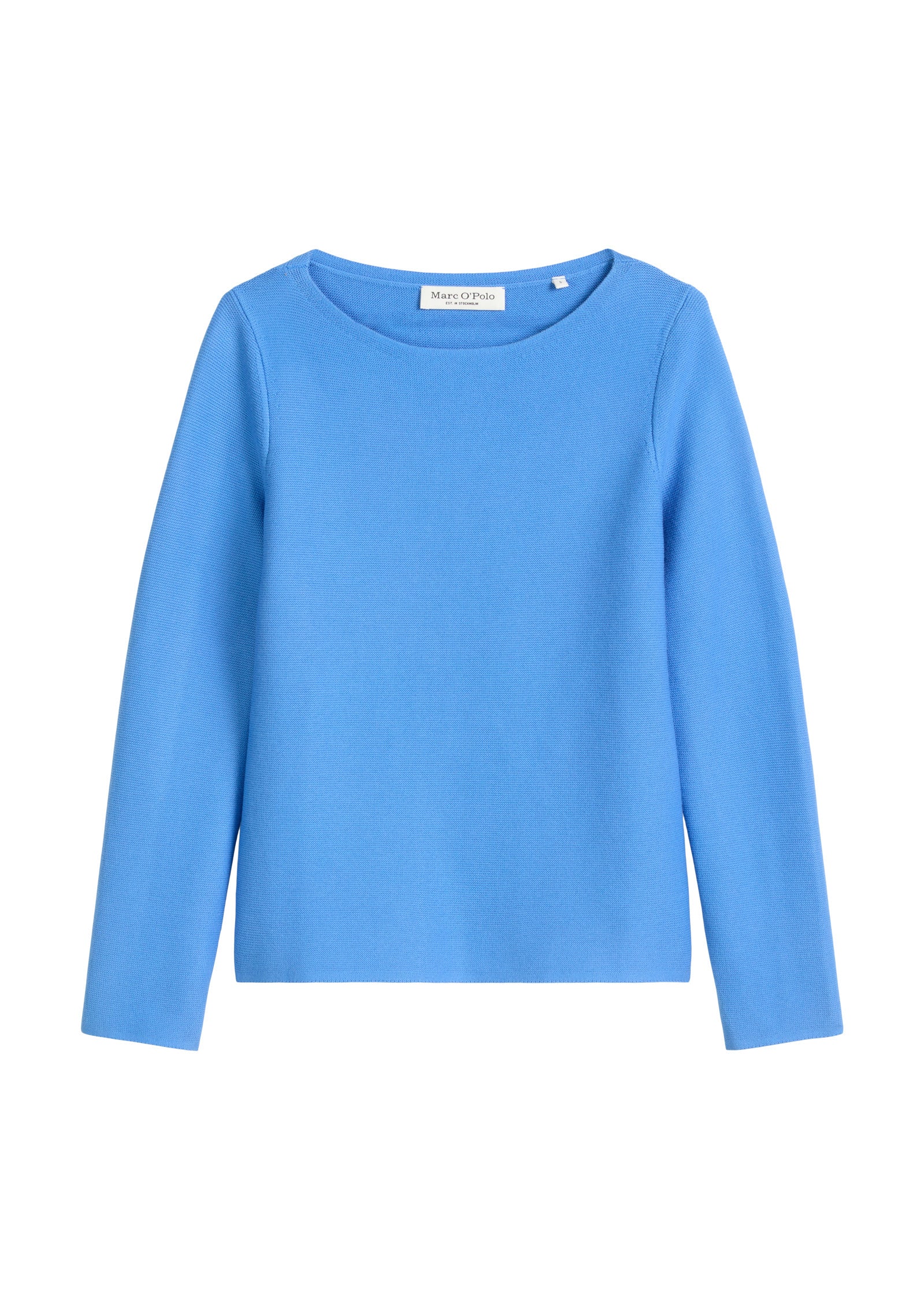 Strickpullover aus Baumwolle - 869-cloudless blue - Blau