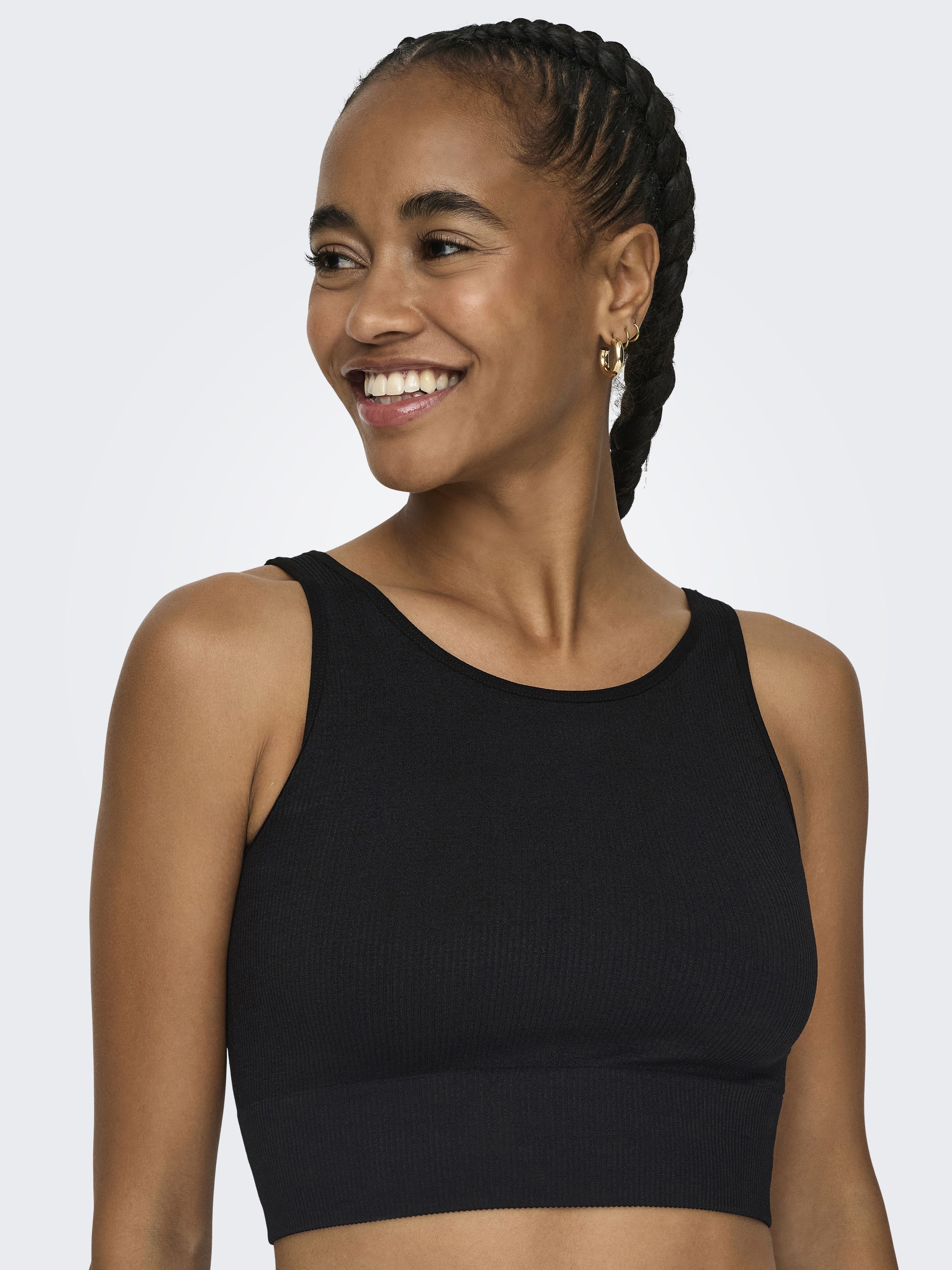 Top ONPJAIA cropped - Black - Schwarz