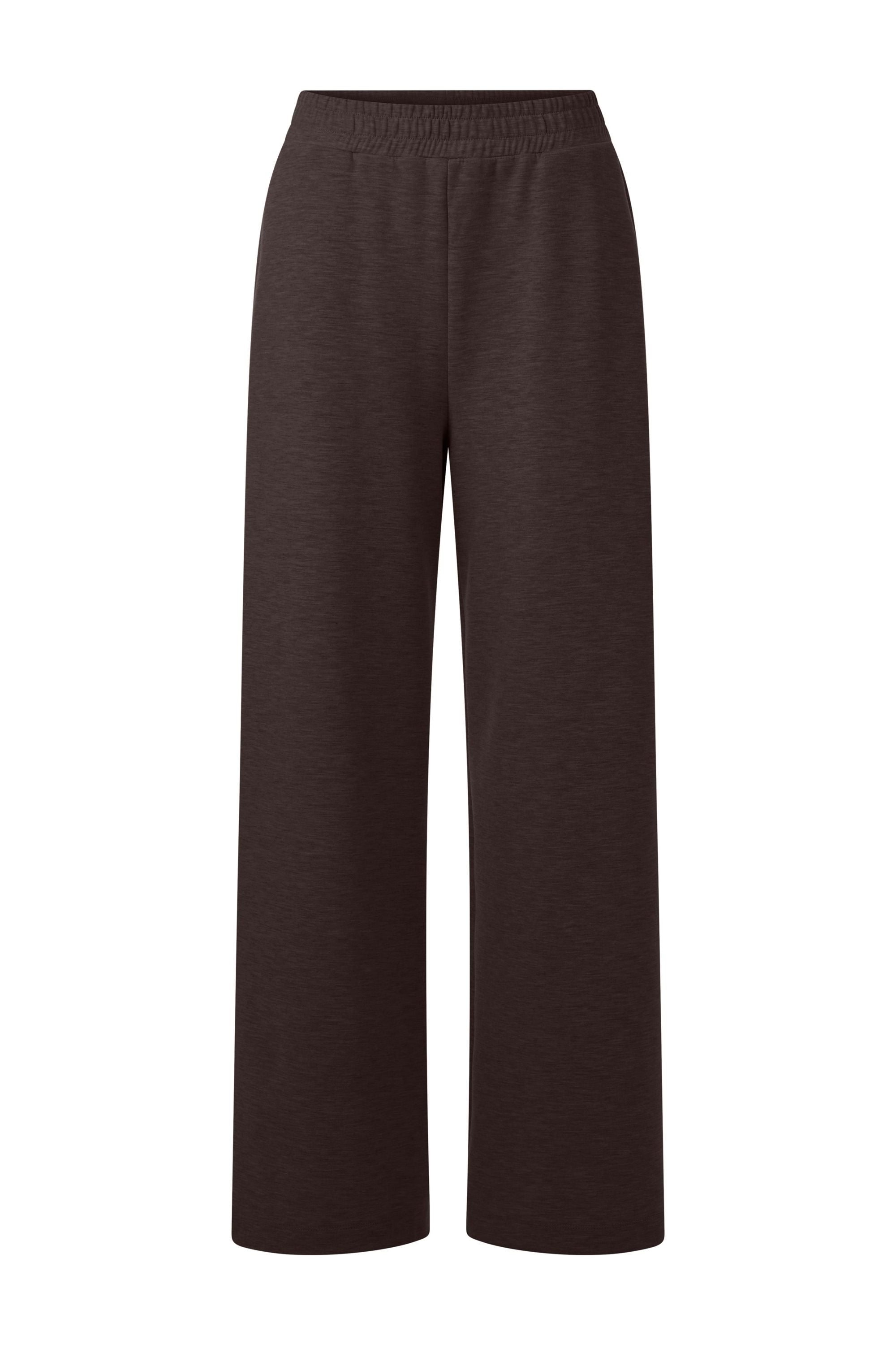 Jogger Wide Leg - 285-dark chocolate - Braun