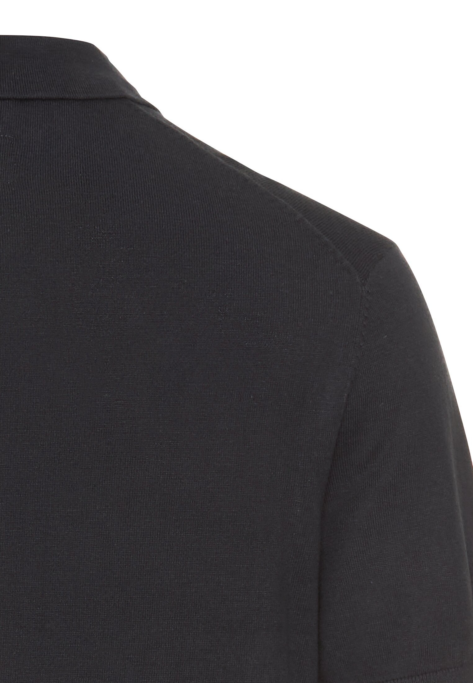 Leichtes Strick-Polo aus reiner Baumwolle - 48-Dark Navy - Blau
