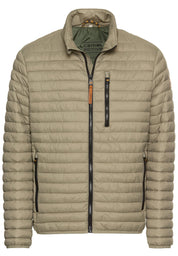 Steppjacke mit Stehkragen - 31-Khaki - Khaki